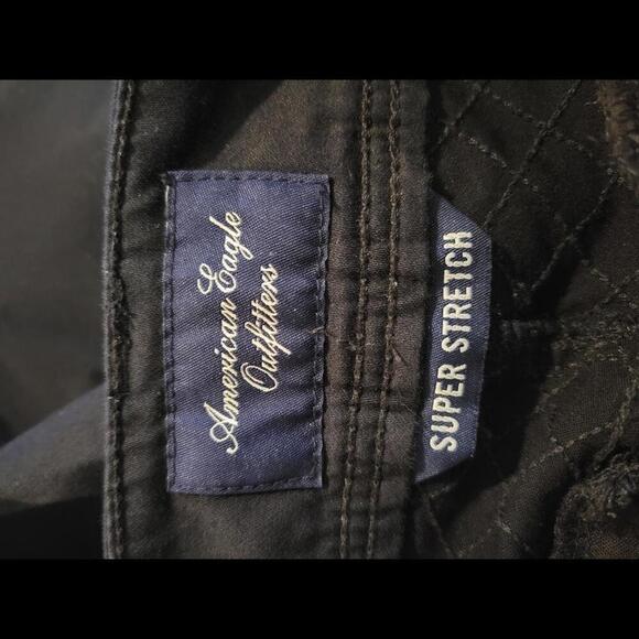 American Eagle Outfitters size 0 black cropped pants - Picture 3 of 5